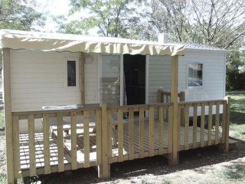 MOBILHOME 6 personnes - Cottage « La petite tribu » - 26 m² - 2 chambres - 6 pers - Plancha