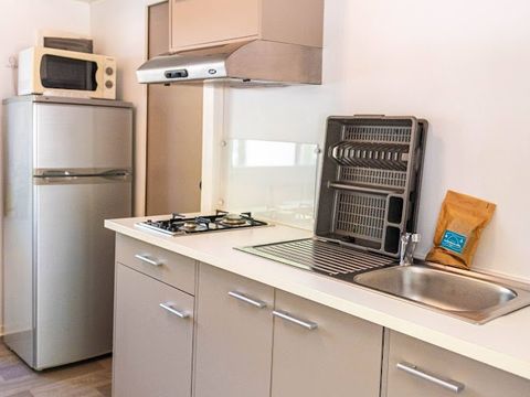 MOBILHOME 6 personnes - Cottage « La petite tribu » - 26 m² - 2 chambres - 6 pers - Plancha