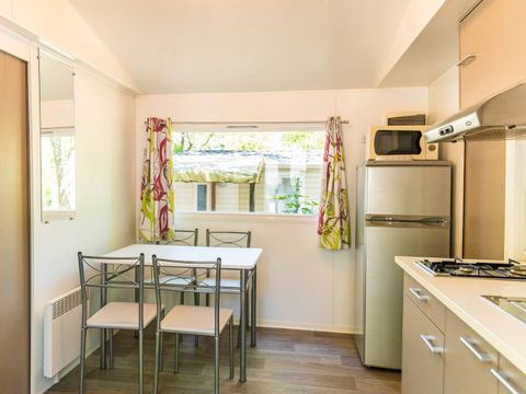MOBILHOME 6 personnes - Cottage « La petite tribu » - 26 m² - 2 chambres - 6 pers - Plancha