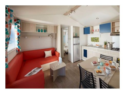 MOBILHOME 8 personnes - Cottage Prestige Famille Clim - 35 m² - 3 chambres - 6/8 pers - climatisation & plancha