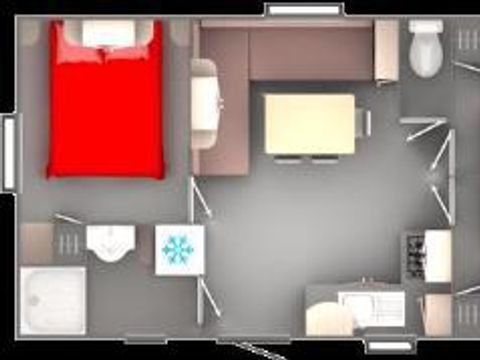 MOBILHOME 6 personnes - MH3 Climatisé 31 m²