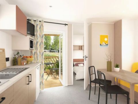 MOBILHOME 4 personnes - MH2 23 m² Climatisé