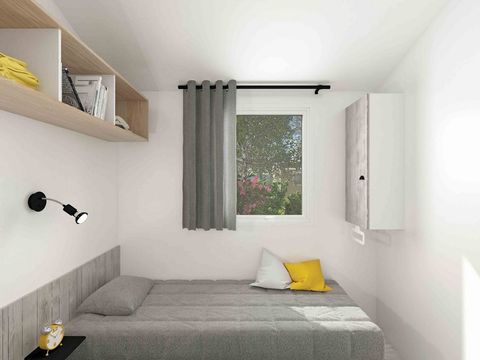 MOBILHOME 7 personnes - Family 32m² Premium (3ch - 7pers.) + Clim + LV + Terrasse couverte