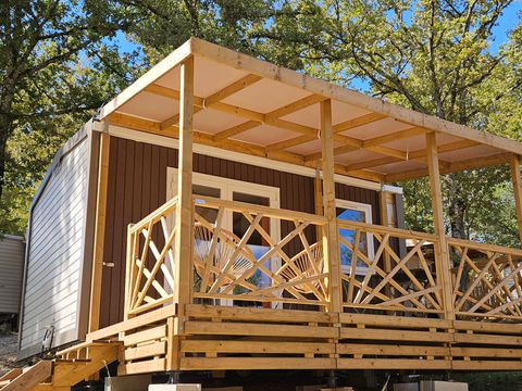 MOBILHOME 2 personnes - Cottage LE CAHITA - climatisé - 1 chambre - D