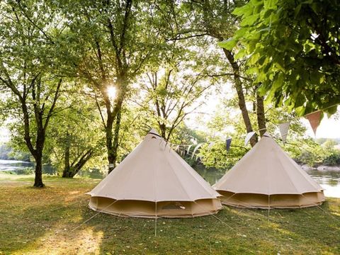 TENTE 6 personnes - Deux tentes Bell (sans sanitaires)