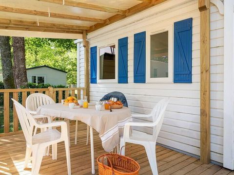 MOBILHOME 4 personnes - Mobil-home | Comfort | 2 Ch. | 4 Pers. | Terrasse surélevée | Clim.