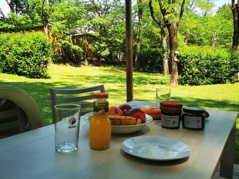 TENTE TOILE ET BOIS 4 personnes - Mobilodge