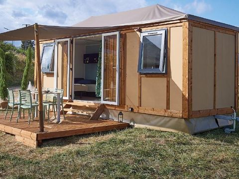 TENTE TOILE ET BOIS 4 personnes - Mobilodge