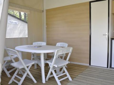 TENTE TOILE ET BOIS 5 personnes - Atypique Tithome