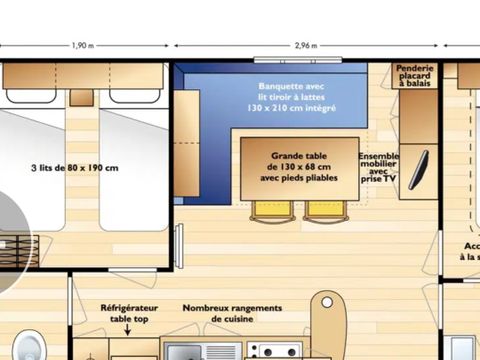 MOBILHOME 6 personnes - LOT FAMILLE