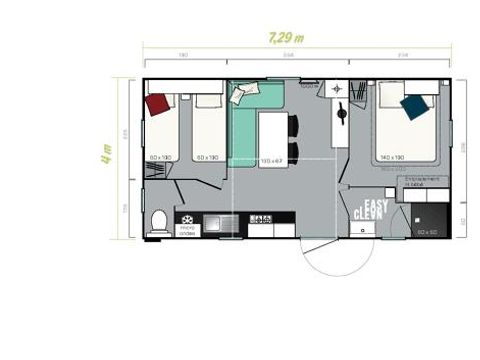 MOBILHOME 6 personnes - TARN ET GARONNE