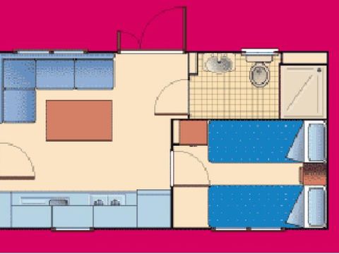 Mobilhome 4 personnes - Ginestra