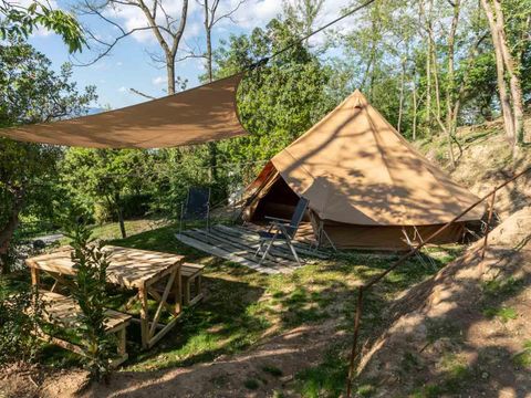 Tente en toile et en bois 4 personnes - Selvaggia