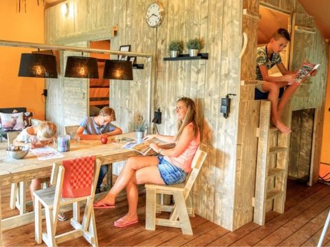 Tente en toile et en bois 6 personnes - Safari Dreamer Plus