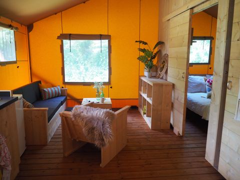Tente en toile et en bois 5 personnes - Safari Dreamer