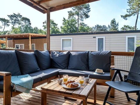MOBILHOME 6 personnes - Mobil-home | Premium | 3 Ch. | 6 Pers. | Terrasse Lounge | Clim.