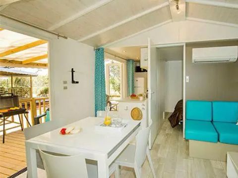MOBILHOME 4 personnes - Premium | 2 Ch. | 4 Pers. | Terrasse surélevée | Clim.