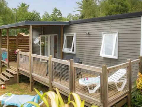 MOBILHOME 6 personnes - Premium | 3 Ch. | 5/6 Pers. | Terrasse surélevée | Clim.