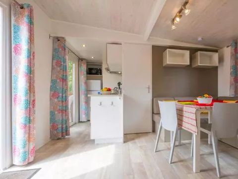 MOBILHOME 8 personnes - Classic | 3 Ch. | 6/8 Pers. | Terrasse surélevée | Clim.