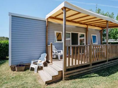 MOBILHOME 6 personnes - Comfort | 3 Ch. | 6 Pers. | Terrasse surélevée | Clim.