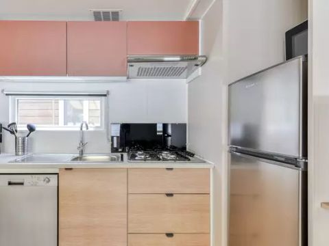 MOBILHOME 6 personnes - Comfort | 3 Ch. | 6 Pers. | Terrasse surélevée | Clim.