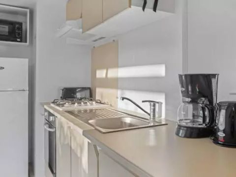 MOBILHOME 6 personnes - Premium | 3 Ch. | 5/6 Pers. | Terrasse surélevée | Clim.