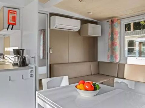 MOBILHOME 6 personnes - Premium | 3 Ch. | 5/6 Pers. | Terrasse surélevée | Clim.