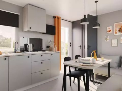 MOBILHOME 4 personnes - Premium | 2 Ch. | 4 Pers. | Terrasse Lounge | Clim.