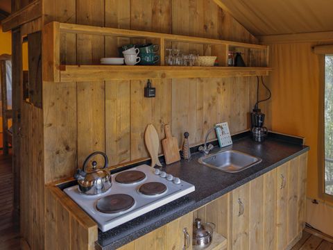 TENTE TOILE ET BOIS 4 personnes - Tenda