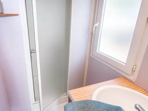 MOBILHOME 4 personnes - Comfort | 2 Ch. | 4 Pers. | Terrasse surélevée | Clim.