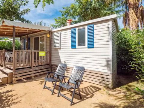 MOBILHOME 4 personnes - Comfort | 2 Ch. | 4 Pers. | Terrasse surélevée | Clim.