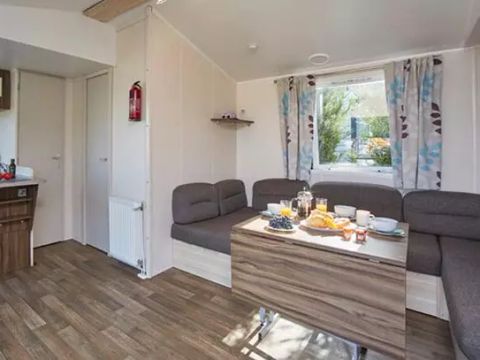MOBILHOME 8 personnes - Comfort | 3 Ch. | 6/8 Pers. | Terrasse partiellement couverte | Clim.