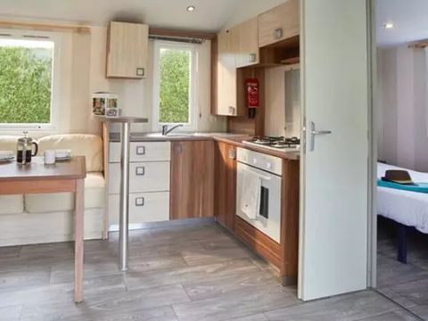 MOBILHOME 8 personnes - Comfort | 3 Ch. | 6/8 Pers. | Terrasse partiellement couverte | Clim.