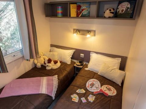 MOBILHOME 6 personnes - Classic | 2 Ch. | 4/6 Pers. | Terrasse surélevée non couverte | Clim.