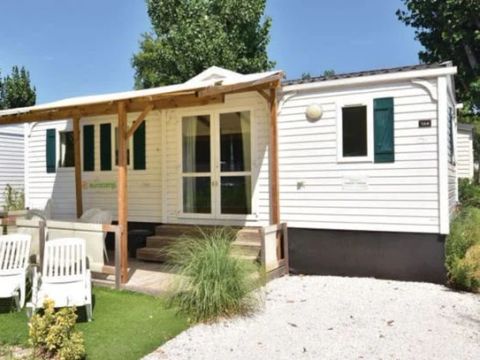 MOBILHOME 6 personnes - Classic | 3 Ch. | 6 Pers. | Terrasse surélevée | Clim.