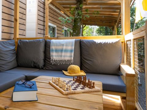 MOBILHOME 6 personnes - Mobil-home | Premium | 3 Ch. | 6 Pers. | Terrasse Lounge | Clim.