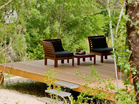 Tente en toile et en bois 4 personnes - GRAND LODGE