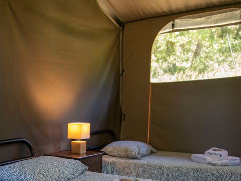 Tente en toile et en bois 4 personnes - GRAND LODGE