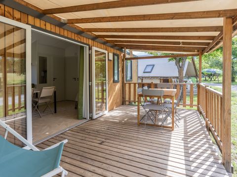 Mobilhome 6 personnes - Premium Morgon - 3 chambres avec sanitaires