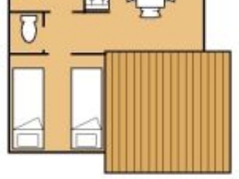 CHALET 5 personnes - Durance Privilège avec sanitaires