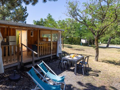 Mobilhome 4 personnes - Mobilodge confort Premium avec sanitaires