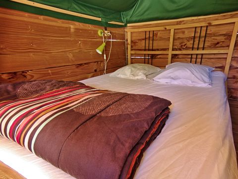 Tente en toile et en bois 4 personnes - Nature sans sanitaire