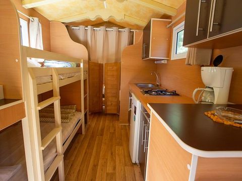 Hébergement 4 personnes - Roulotte Tanargue sans sanitaire