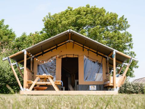 TENTE TOILE ET BOIS 4 personnes - Tente Safari Familiale "Thérèse"