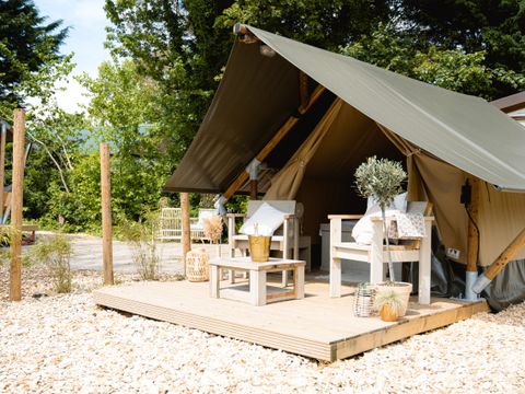 TENTE TOILE ET BOIS 2 personnes - Tente Safari XS "Rayos" 