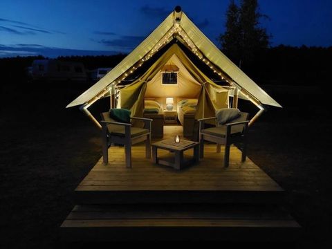 TENTE TOILE ET BOIS 2 personnes - Tente Safari XS "Rayos" 