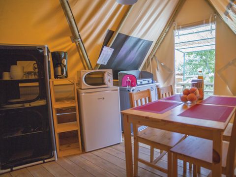 TENTE TOILE ET BOIS 4 personnes - Tente Ciela Nature 2 chambres 4 pers