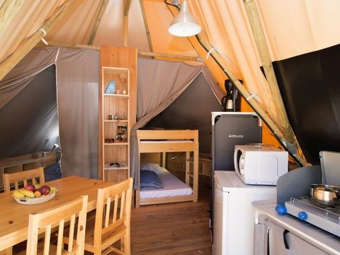 TENTE TOILE ET BOIS 4 personnes - Tente Ciela Nature 2 chambres 4 pers