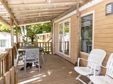 MOBILHOME 5 personnes - Lodge Premium D 2 chambres 30m²