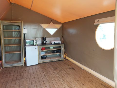 Tente en toile et en bois 4 personnes - Tente Canada